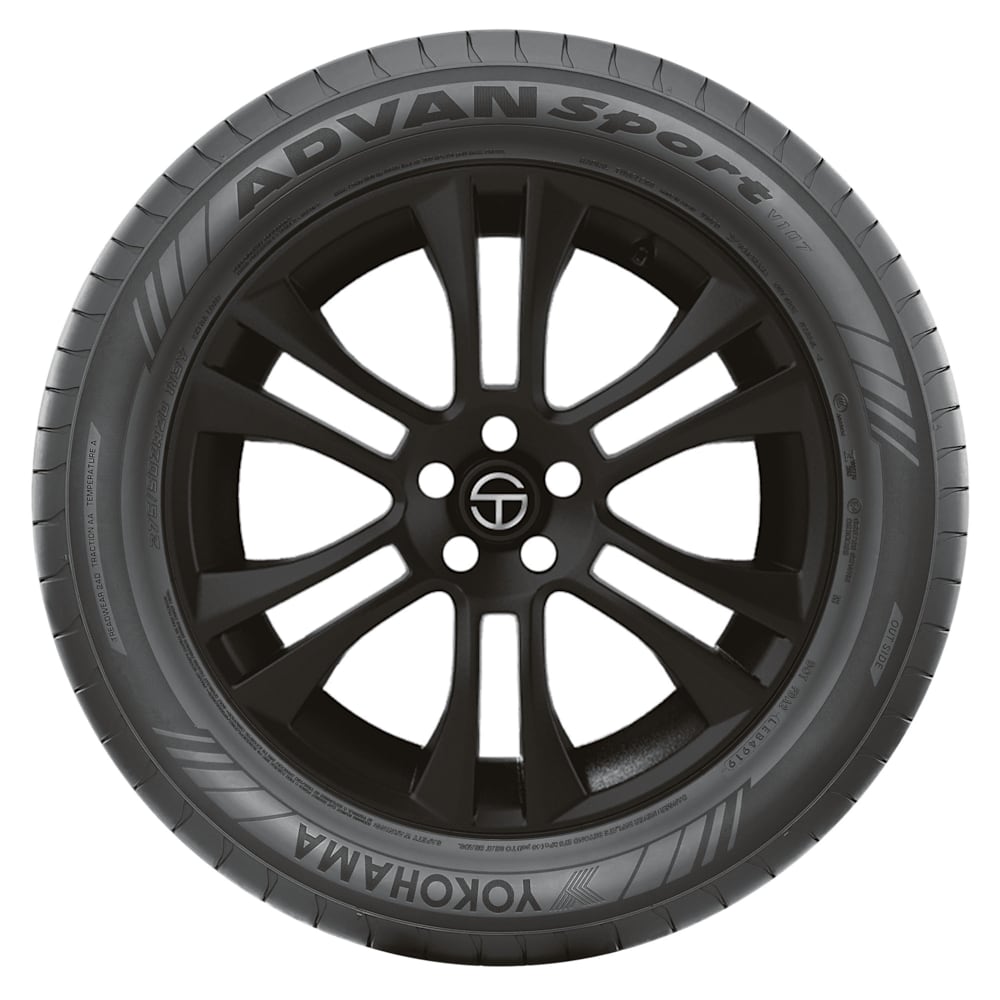 Yokohama ADVAN Sport V107 tyre sidewall