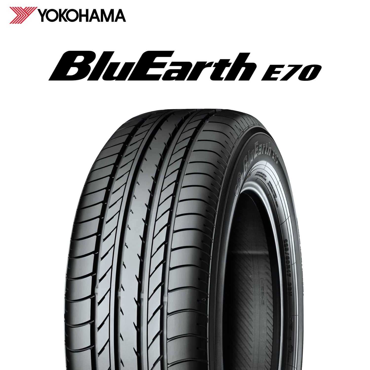 Yokohama BluEarth E70 tyre angle